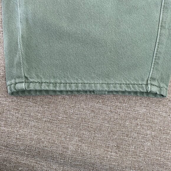 Levi's Premium Baggy Dad Barrel Denim Jeans Women's 29 Mid Rise Green Casual NWT - Picture 9 of 15